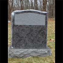Memorial Monument- Dark Gray Marble